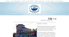 Desktop Screenshot of pousadarecantomaremansa.com.br